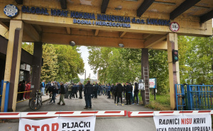 Radnici GIKIL-a jutros stupili u generalni štrajk