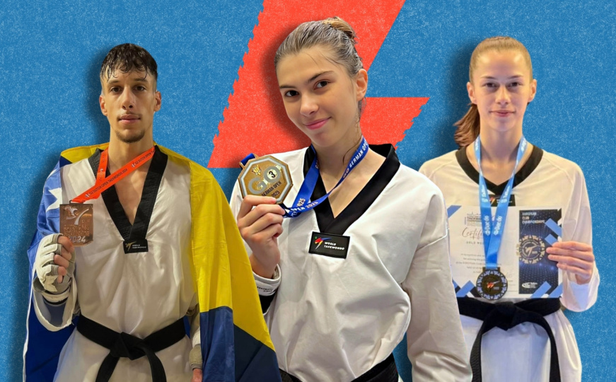 Uspjeh bh. taekwondoista: Avdagić napreduje ka vrhu olimpijske ranking-liste, Makaš i Nući u TOP 40