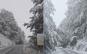 Prvi put u 54 godine u ranu jesen: Pao snijeg i na ovom planinskom prevoju u BiH