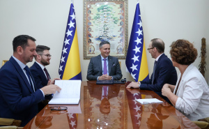 Bećirović sa ambasadorom Austrije u BiH razgovarao o aktuelnoj situaciji u državi i regiji
