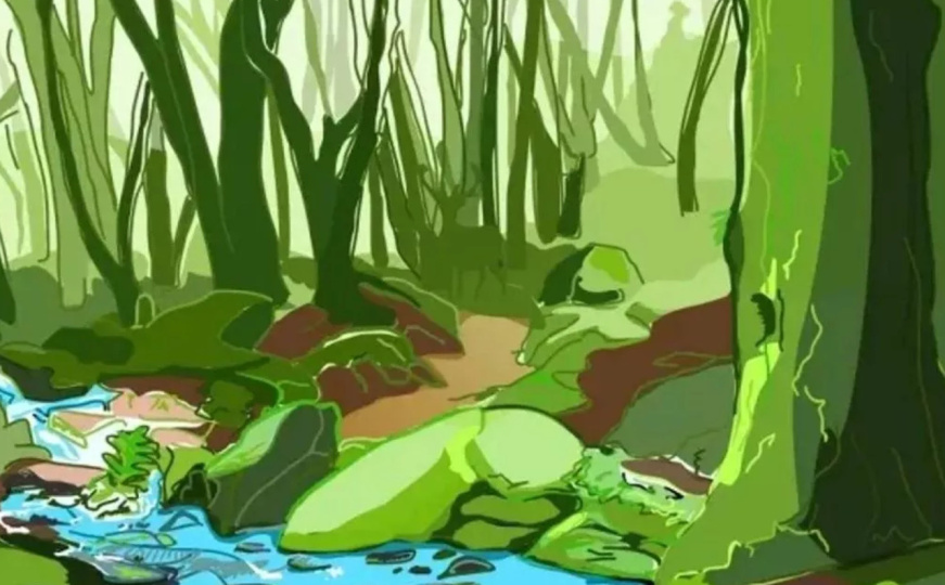 Samo rijetki mogu pronaći skrivenu životinju na ovoj slici: Možete li vi?