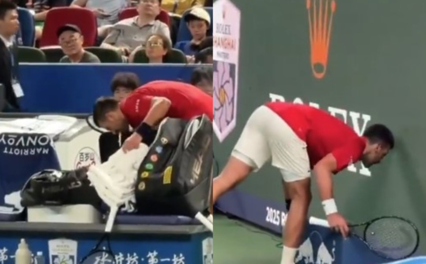 Pojavile se snimke: Novak Đoković dva puta povraćao tokom meča protiv Nijemca