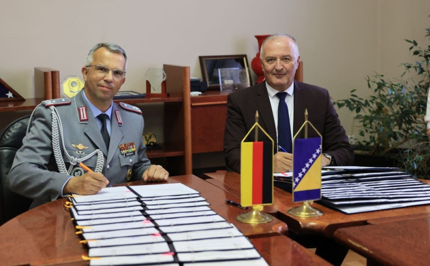 Potpisan sporazum između BiH i Njemačke: 15 miliona KM za kasarne Oružanih snaga