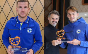 Heroji i van terena: Pomozi.ba uručio priznanja Džeki i Dediću za njihovu humanost