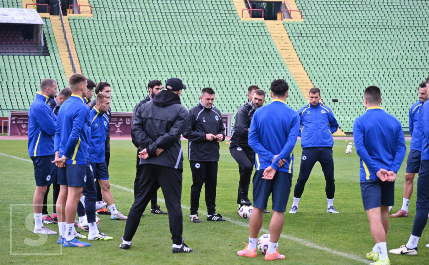 Zmajevi odradili posljednji trening u Sarajevu uoči duela sa Kiprom