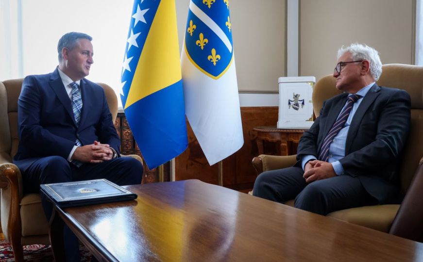 Denis Bećirović primio ambasadora Njemačke u posjetu: Razgovarali o unaprijeđenju saradnje