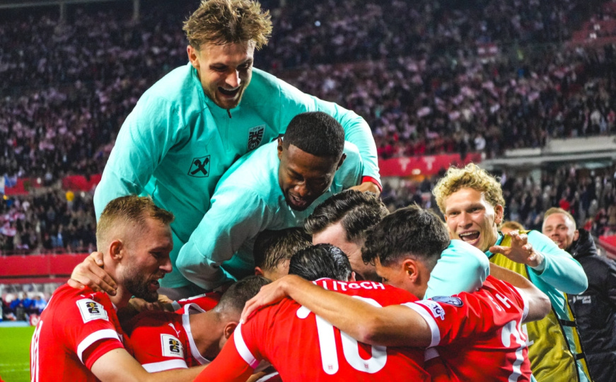 Austrija sa "desetkom" ispratila San Marino iz Beča i preuzela prvo mjesto od BiH u kvalifikacijama