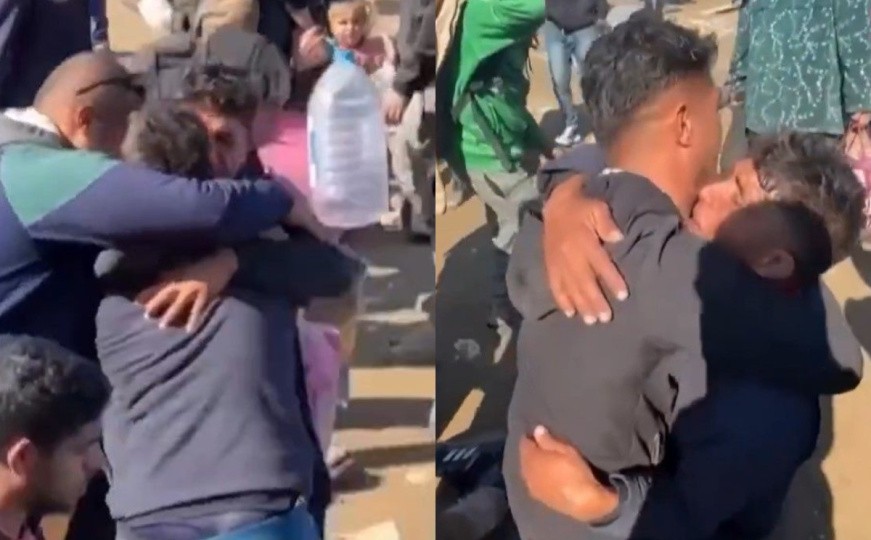 I u tami - ljubav opstaje: Objavljen snimak emotivnog susreta blizanaca u Gazi nakon godine dana