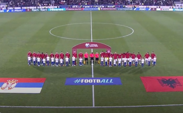 "Marš na Drinu" i salva zvižduka: Pogledajte kako su Albanci dočekani u Leskovcu