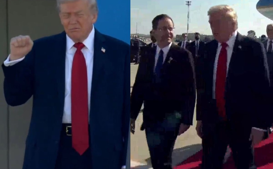 Američki predsjednik Donald Trump stigao u Izrael: Pogledajte kako je dočekan