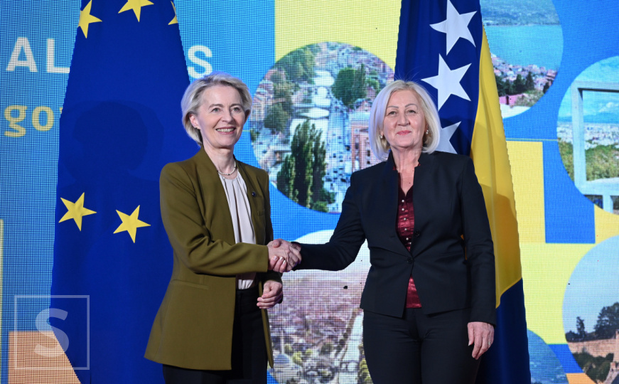 Krišto ugostila Ursulu von der Leyen: U toku sastanak u Vijeću ministara BiH