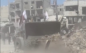 Apokaliptični prizori iz Gaze: Buldožeri počeli razgrtati ruševine sa ulica