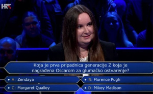 Takmičarka popularnog kviza izgubila sve na jednom pitanju o glumici generacije Z
