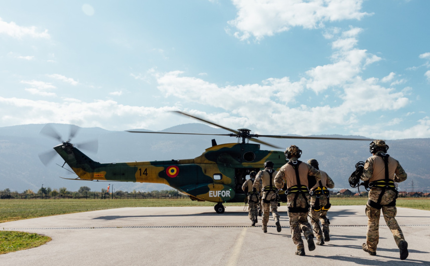 SIPA i EUFOR održali zajedničku vježbu: Fokus na obuci avijacijske jedinice