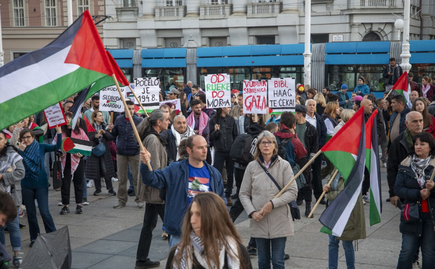 Protesti za Palestinu u Zagrebu: "Ko je zasp'o, neka se probudi!"