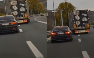 Pojavio se snimak s autoputa kod Sarajeva: Vozač kamiona udarao u barijere, jedva se zaustavio