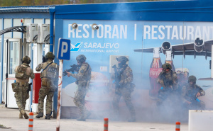 Kako reagovati u slučaju napada? Na aerodromu u Sarajevu održana vježba visokog rizika