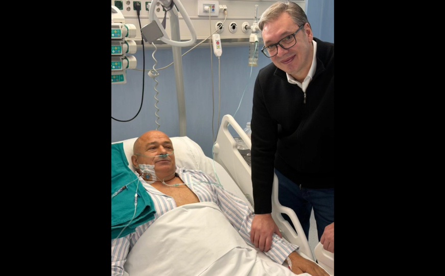 Vučić posjetio Bogdanovića u bolnici: "Junak iz Ćacilenda uspješno operisan"