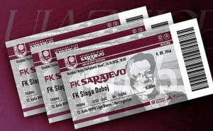 FK Sarajevo na još jedan način odao počast Halidu Bešliću: Lik muzičke legende na ulaznicama