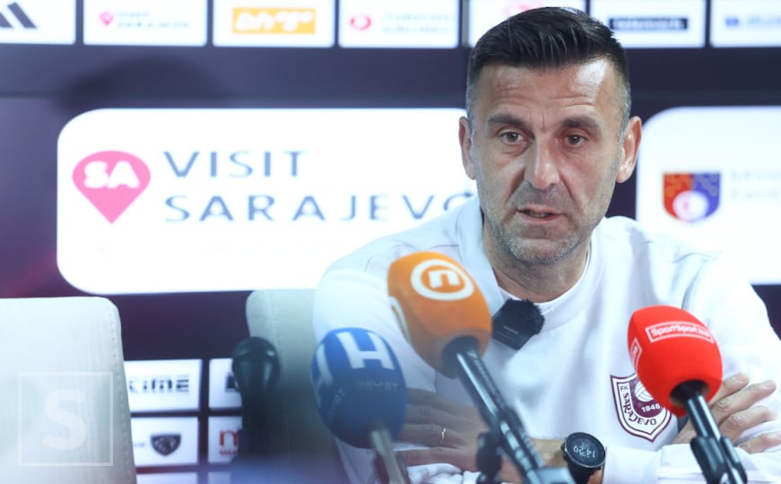 Cvitanović uoči duela Sarajeva i Sloge: "Osjećamo veliku odgovornost, u fokusu su spremni igrači"