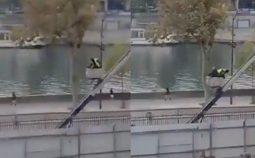 Pogledajte novi snimak pljačkaša muzeja Louvre: "Izgleda da su na skuterima, odlaze"