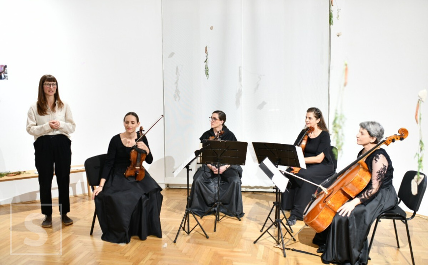 Muzički izraz i vizualno svjedočenje: Održan koncert gudačkog kvarteta SA Sinfonietta u Sarajevu