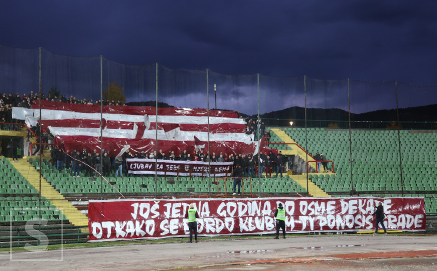 Horde zla koreografijom obilježile 79. rođendan FK Sarajevo: "Ljubav za tebe mjere nema"