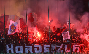 Horde Zla upriličile vatromet za 79. rođendan FK Sarajevo na utakmici protiv Sloge