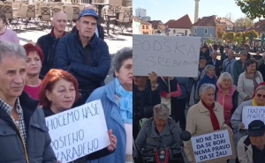 Penzioneri izašli na ulice Tuzle i poručili: "Od 600 maraka se ne može živjeti"