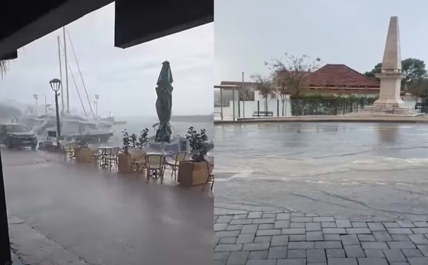 Nevrijeme i jaka kiša u Dalmaciji: Ulice pod vodom, pogledajte snimke