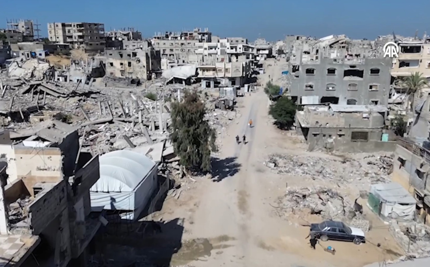 Razaranja u Khan Younisu: Snimci dronom prikazuju posljedice izraelskih napada na Gazu