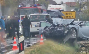 Teška nesreća u Izačiću: Saobraćaj prema granici u potpunosti obustavljen