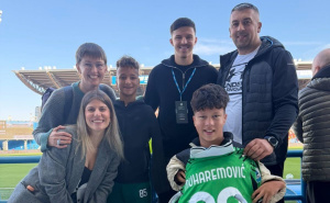 Ismail Barlov i Ismail Zulfić gosti Tarika Muharemovića u Sassuolu: Zmaj im poklonio dresove