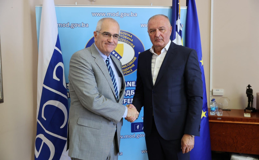 Zukan Helez i Rick Holtzapple: Jačanje saradnje BiH i OSCE-a za sigurnost i europske integracije