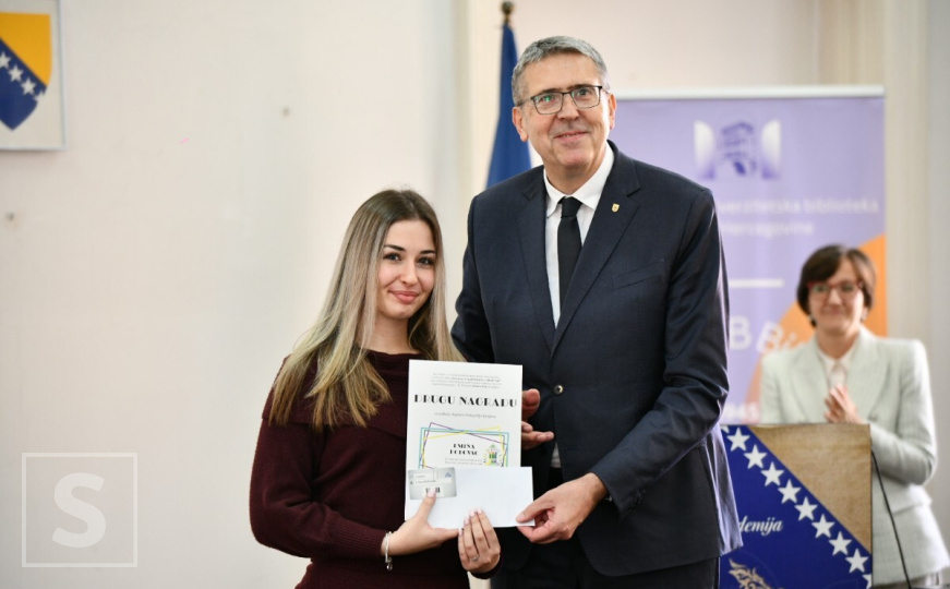 Gradonačelnik Avdić uručio nagrade sarajevskim srednjoškolcima: "Pokazali ste raskošan talenat"