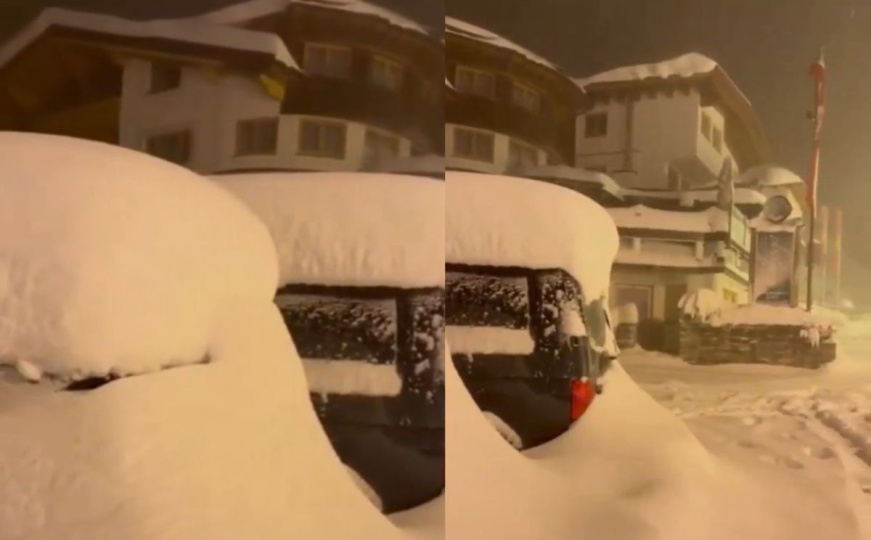 Ekstremne padavine na Alpama: Snijeg okovao naselja, prijete lavine, temperatura deset ispod nule