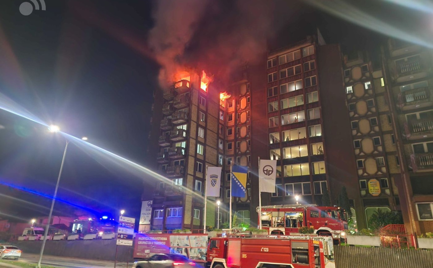 UKC Tuzla o požaru u Domu penzionera: 'Pacijenti non stop pristižu'