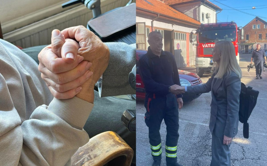 Ministrica Jurišić posjetila štićenike Doma i vatrogasce iz Tuzle: "Ranjivi, uplašeni, ali živi"