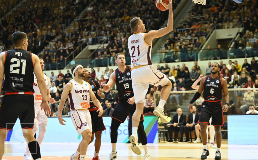 Bosna slavila treću pobjedu u FIBA Europe Cupu: U Skenderiji pao poljski Start Lublin