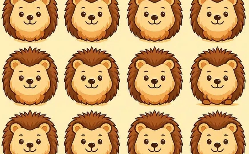 Test opažanja: Samo najvještiji mogu pronaći drugačijeg ježa za manje od pet sekundi