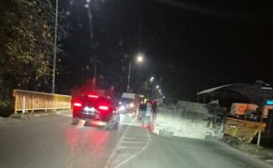 Saobraćajna nesreća u BiH: Automobil se prevrnuo