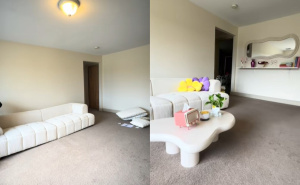 Sve komade namještaja kupila je s Temua: Pogledajte kako izgleda kauč godinu dana poslije