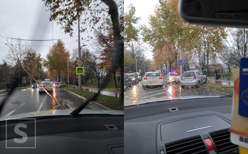 Saobraćajna nesreća na Ciglanama: Automobil udario u drvo