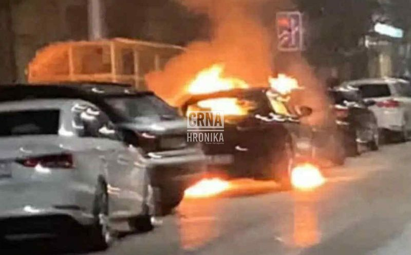 Gorio automobil u Vogošći: Oglasila se policija