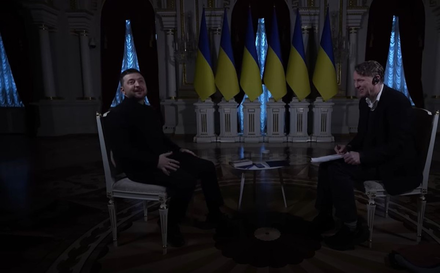 Tokom intervjua sa Zelenskim nestalo struje: Pogledajte reakciju predsjednika Ukrajine