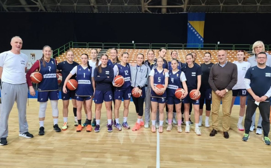 Košarkaški savez BiH podržao žensku reprezentaciju uoči okršaja sa Izraelom