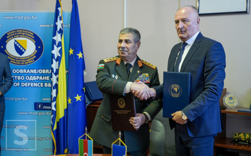 Zukan Helez u posjetu primio ministra odbrane Azerbejdžana: “Nastavljamo jačanje vojne saradnje”