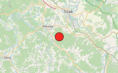 Zemljotres kasno noćas probudio građane Petrinje: "Sve se treslo, srce mi je skoro stalo"