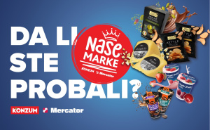 Konzum i Mercator robne marke pametan izbor za svako domaćinstvo!