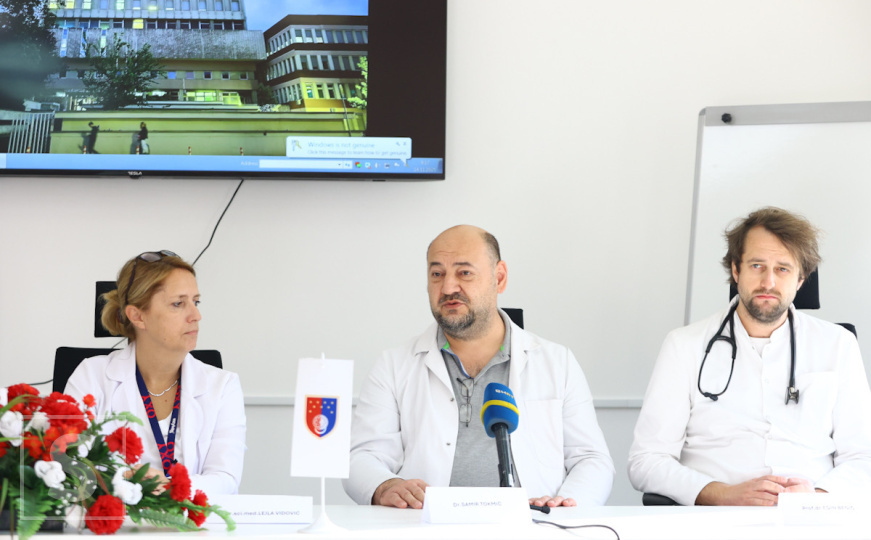 Doktor Samir Tokmić iz Njemačke u Općoj bolnici: Razmjena znanja i iskustava sa bh. ljekarima